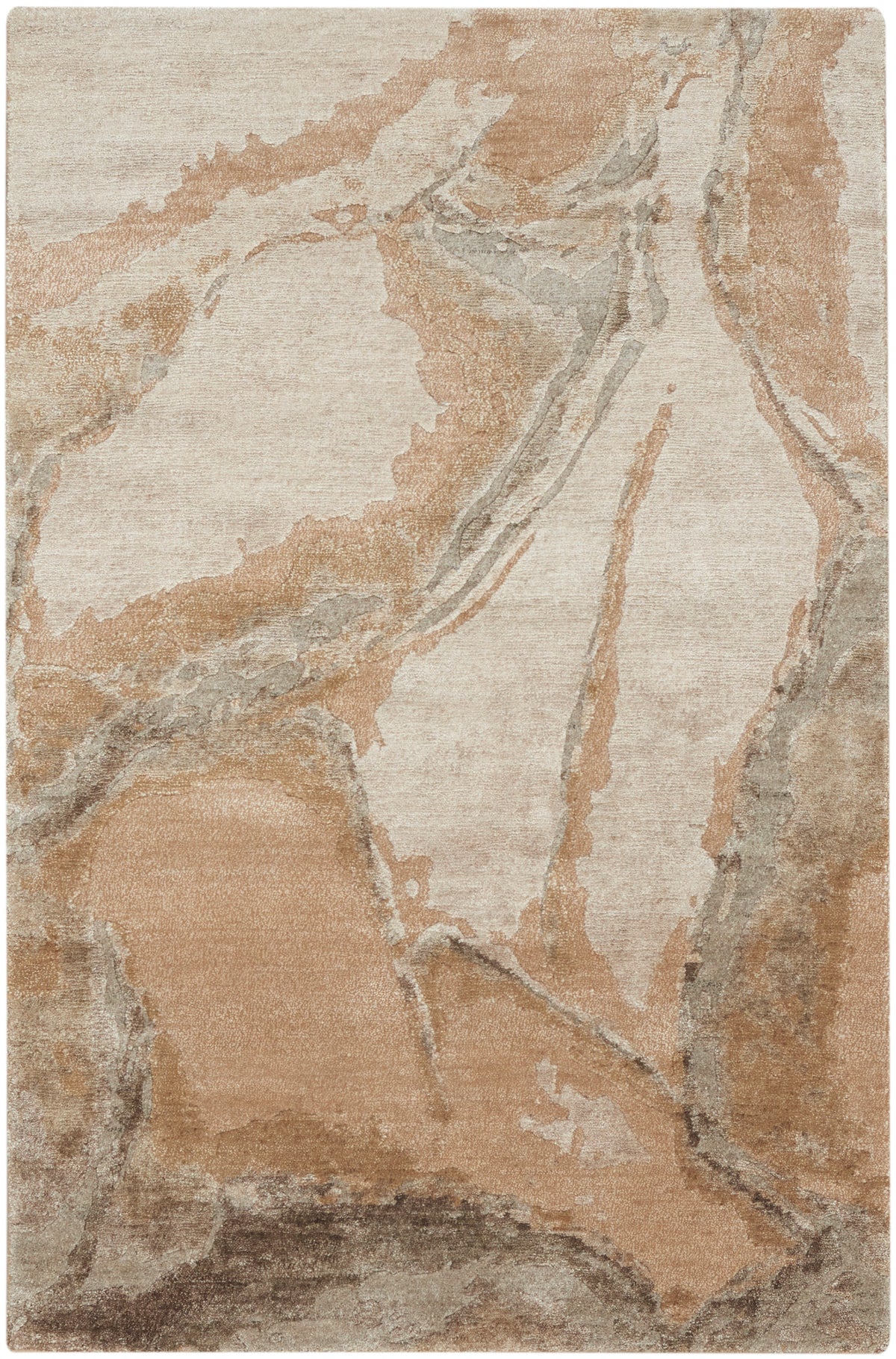 nourison silk shadows sha24 beige silver rug