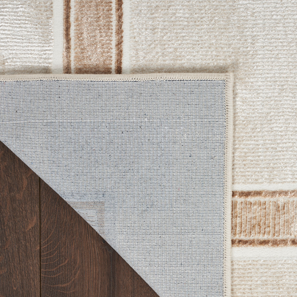 nourison glitz glz08 ivory cream rug