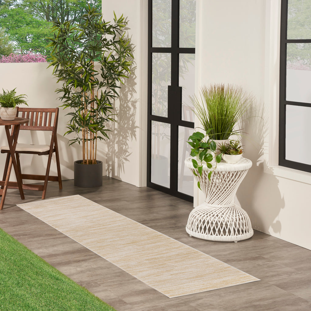 nourison nourison essentials nre01 ivory gold rug