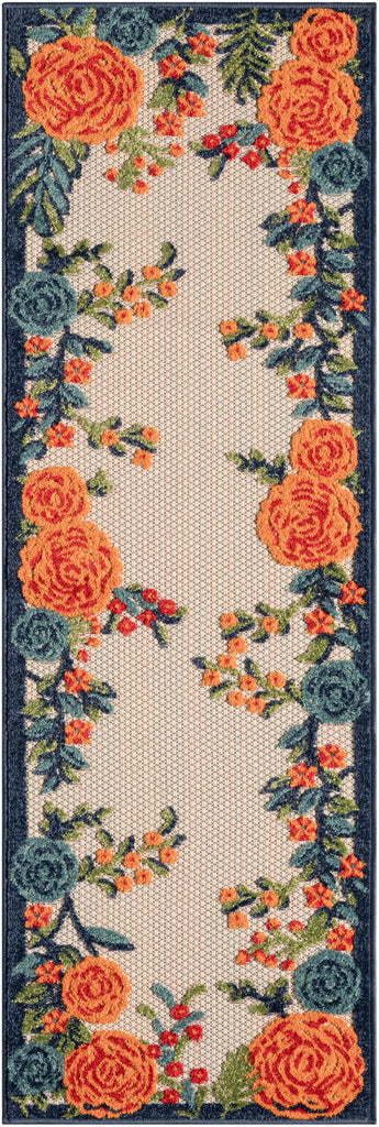 nourison aloha alh32 multicolor rug