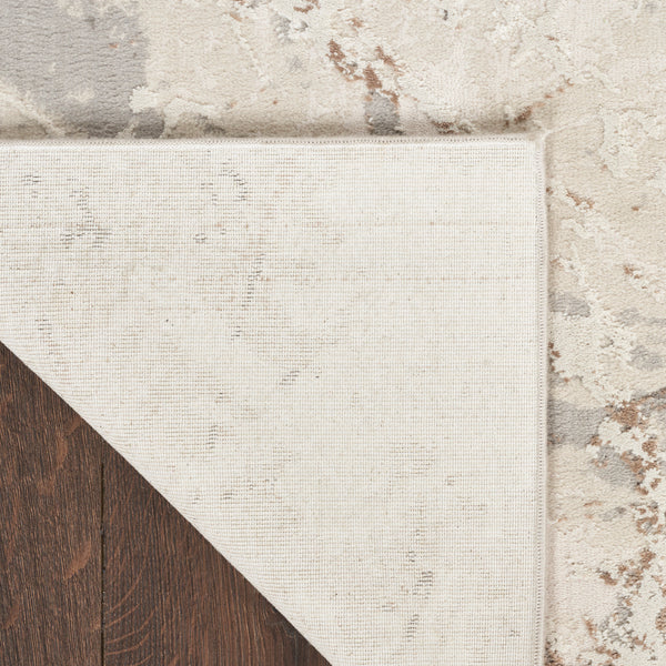 nourison desire dsr04 cream grey rug