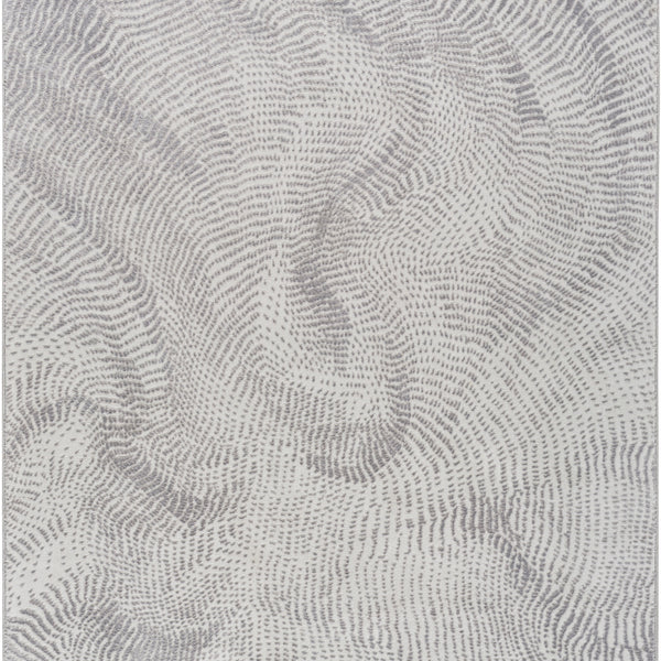 nourison central park west cep01 grey rug
