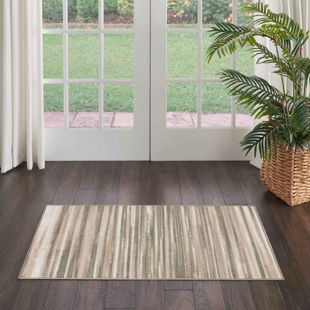 nourison jubilant jub04 green ivory rug