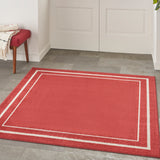 nourison nourison essentials nre02 brick ivory rug