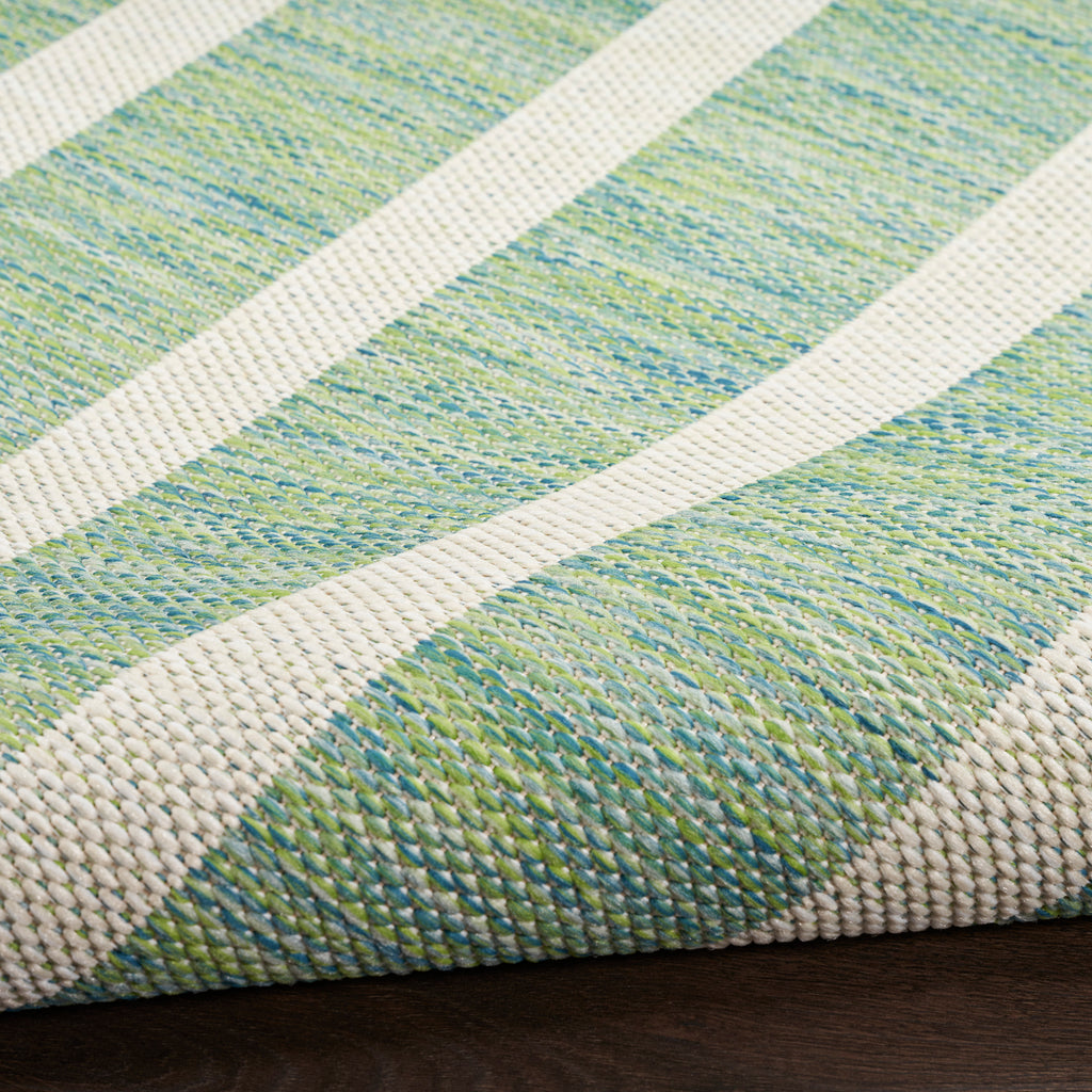 nourison positano pos03 blue green ivory rug