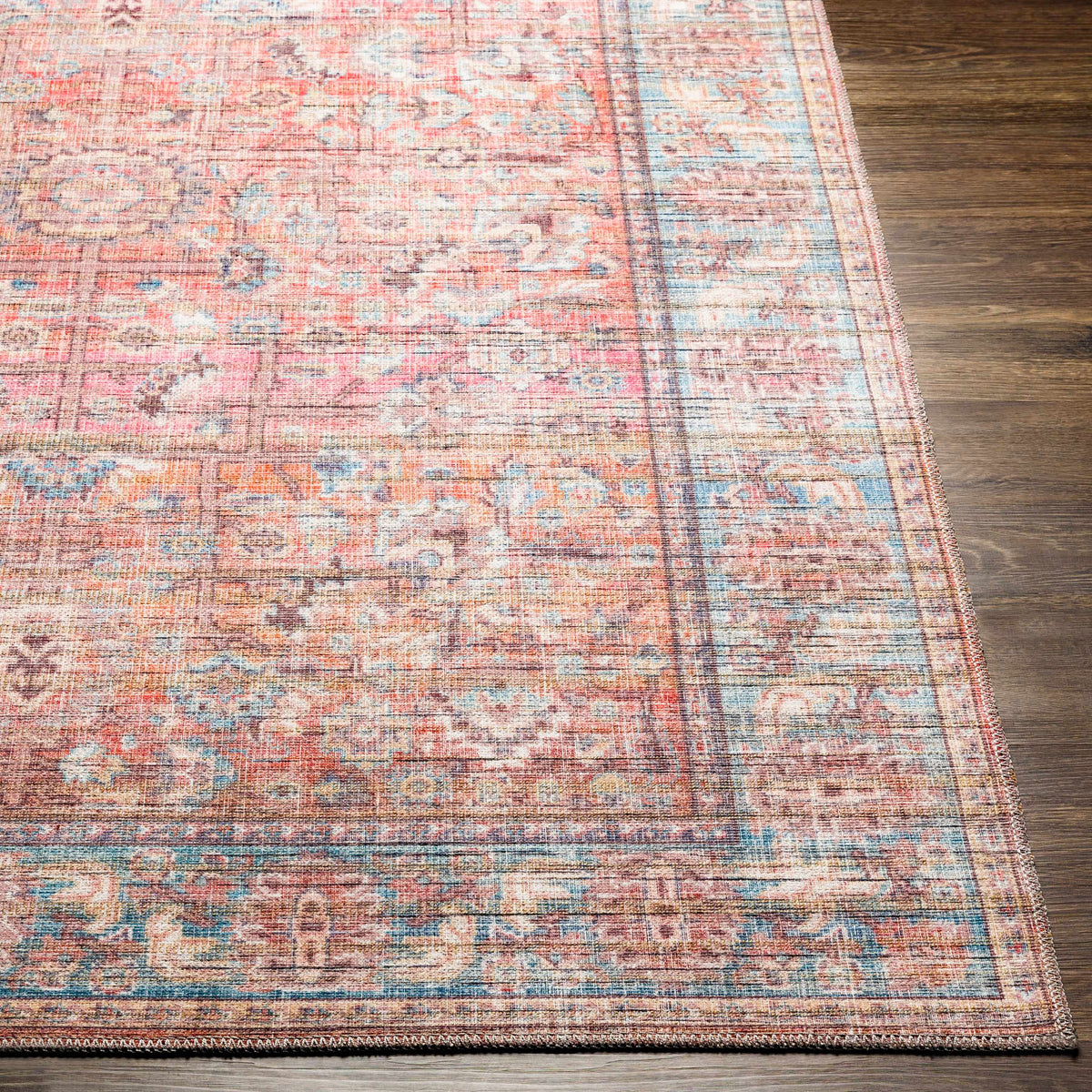 Hauteloom Dormont DORMO Black Machine Made Chenille-Polyester Rug