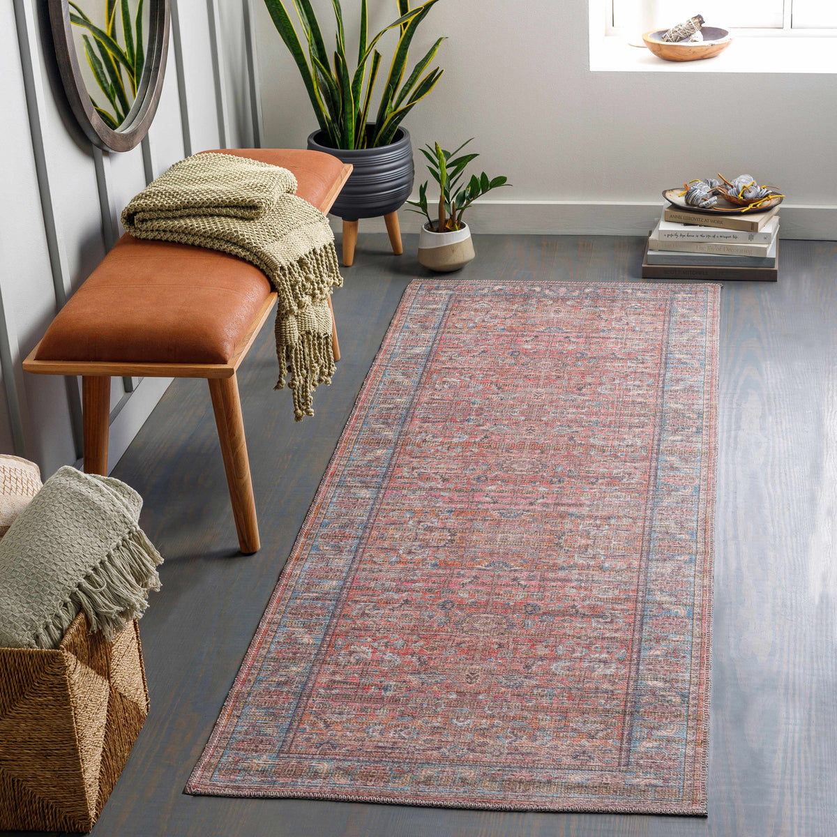 Hauteloom Dormont DORMO Black Machine Made Chenille-Polyester Rug