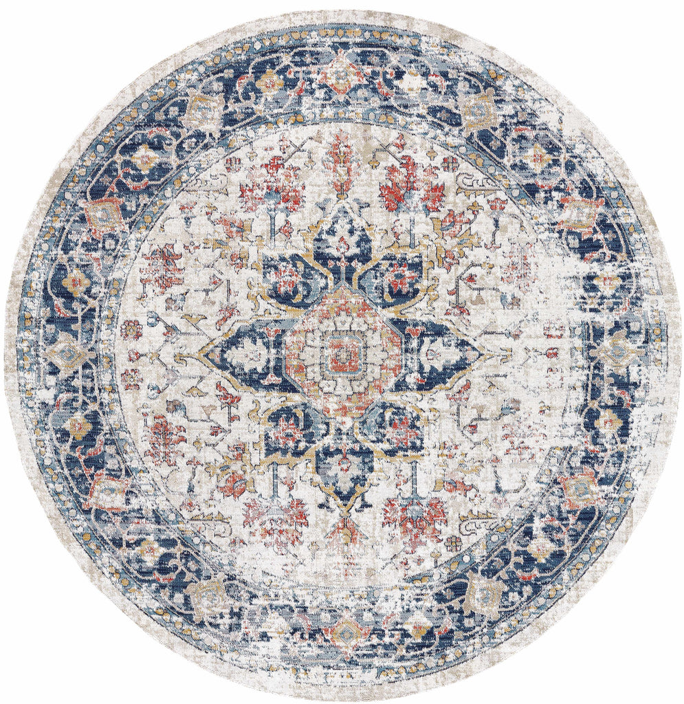 Hauteloom Dorval DORV Denim Machine Made Polyester Rug