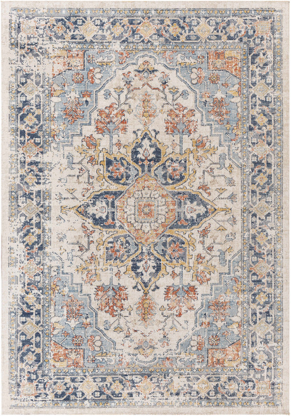 Hauteloom Dorval DORV Denim Machine Made Polyester Rug