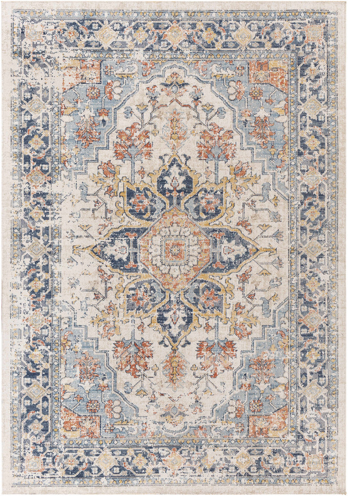 Hauteloom Dorval DORV Denim Machine Made Polyester Rug
