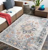 Hauteloom Dorval DORV Denim Machine Made Polyester Rug