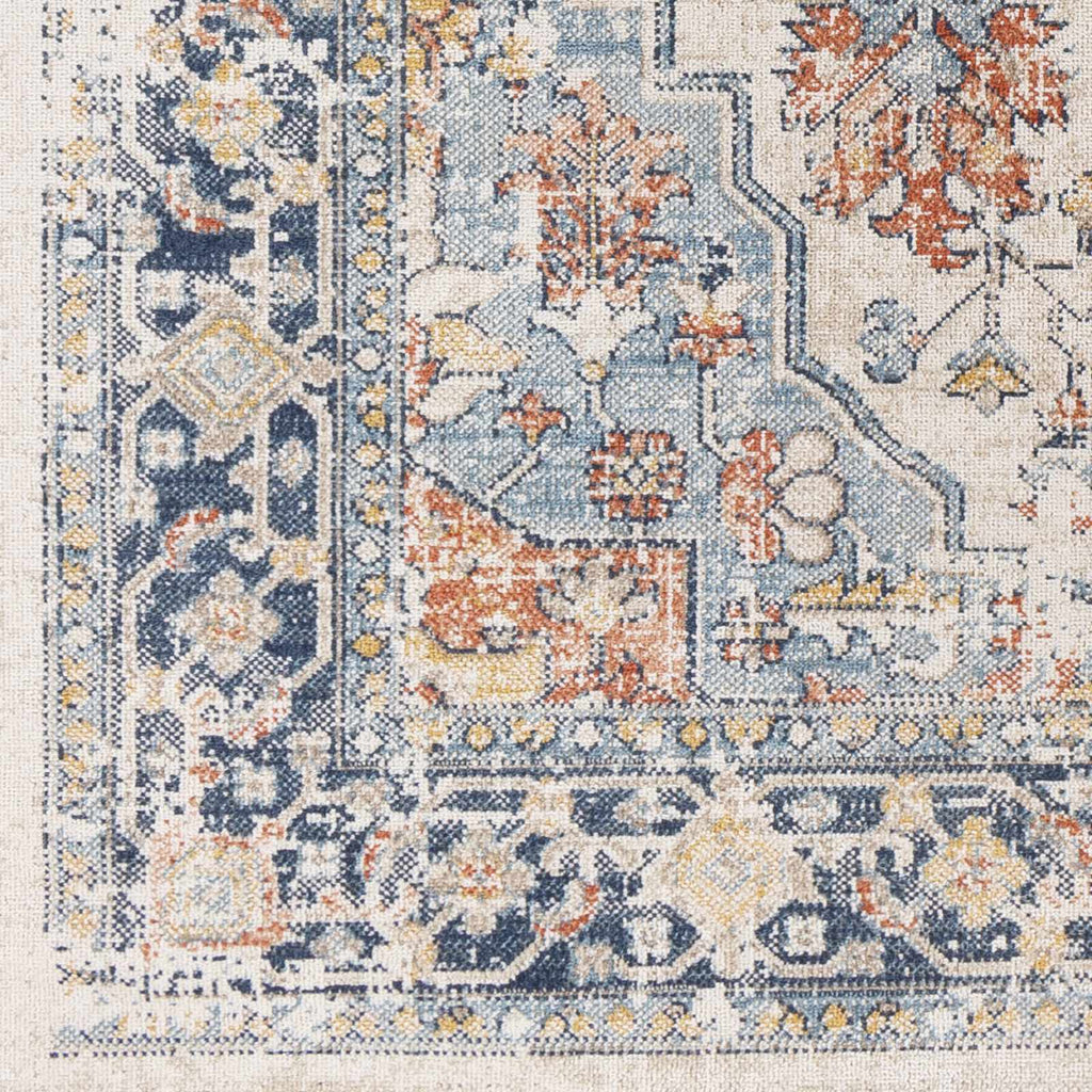 Hauteloom Dorval DORV Denim Machine Made Polyester Rug