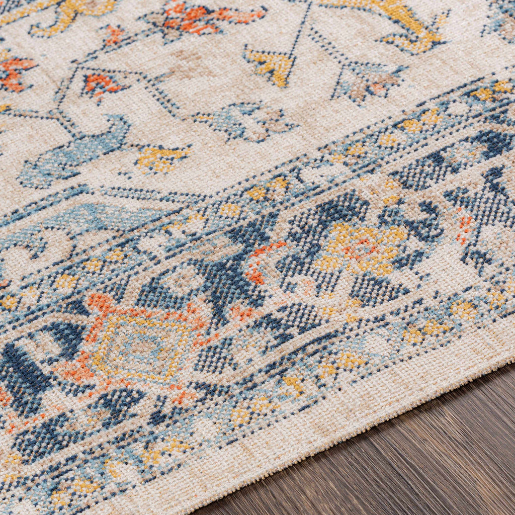 Hauteloom Dorval DORV Denim Machine Made Polyester Rug