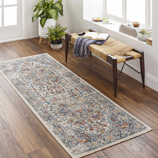 Hauteloom Dorval DORV Denim Machine Made Polyester Rug