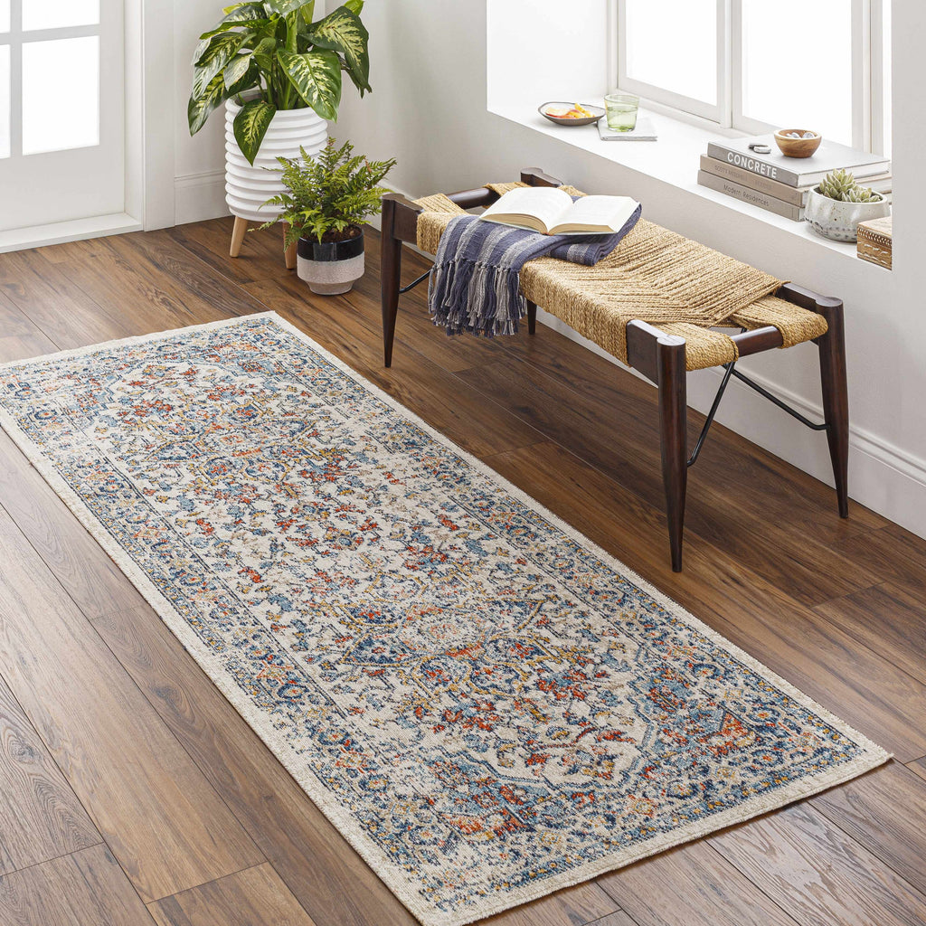 Hauteloom Dorval DORV Denim Machine Made Polyester Rug