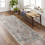Hauteloom Dorval DORV Denim Machine Made Polyester Rug