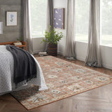 nourison oushak home ous01 rust rug