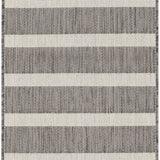 nourison positano pos03 charcoal ivory rug