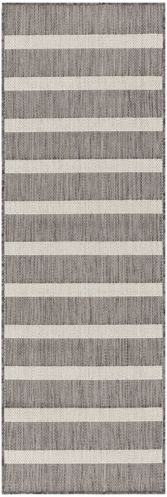 nourison positano pos03 charcoal ivory rug