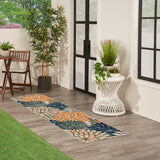 nourison aloha alh05 blue green rug