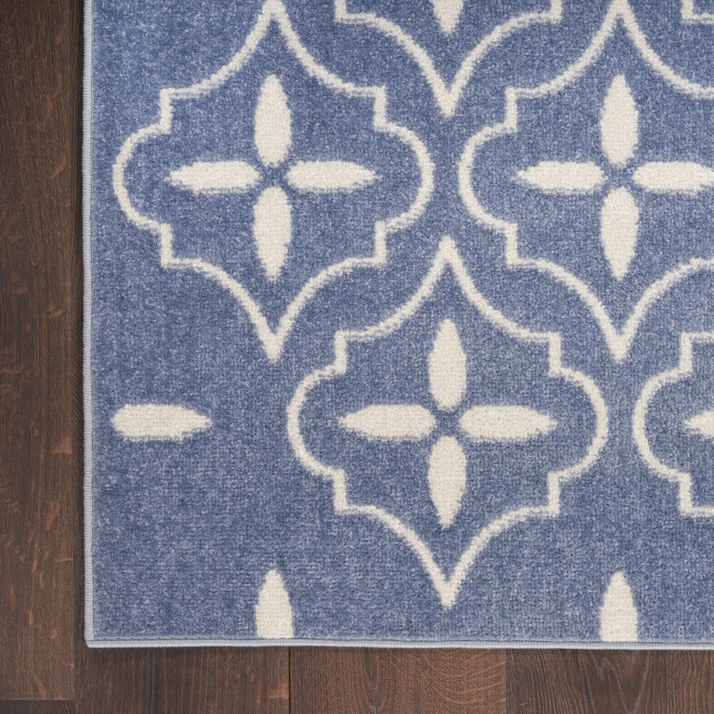 nourison nourison essentials nre04 blue ivory rug