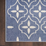 nourison nourison essentials nre04 blue ivory rug