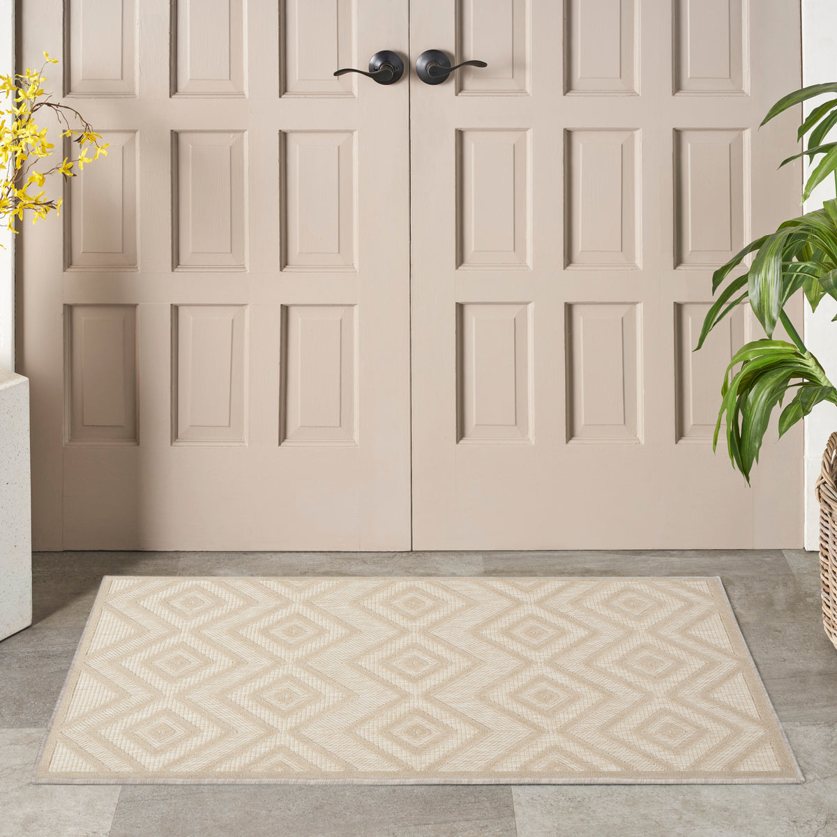 nourison versatile nrv01 cream rug