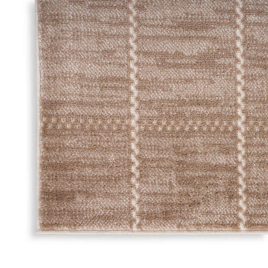 nourison serenity home srh05 mocha ivory rug