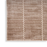 nourison serenity home srh05 mocha ivory rug