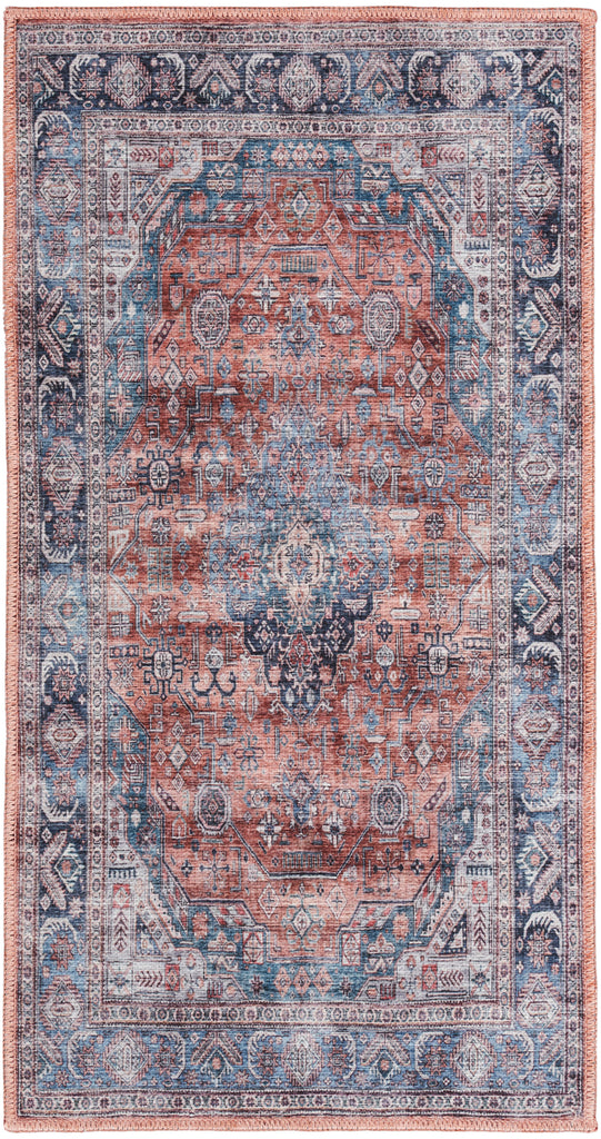 nourison grand washables grw01 blue multicolor rug
