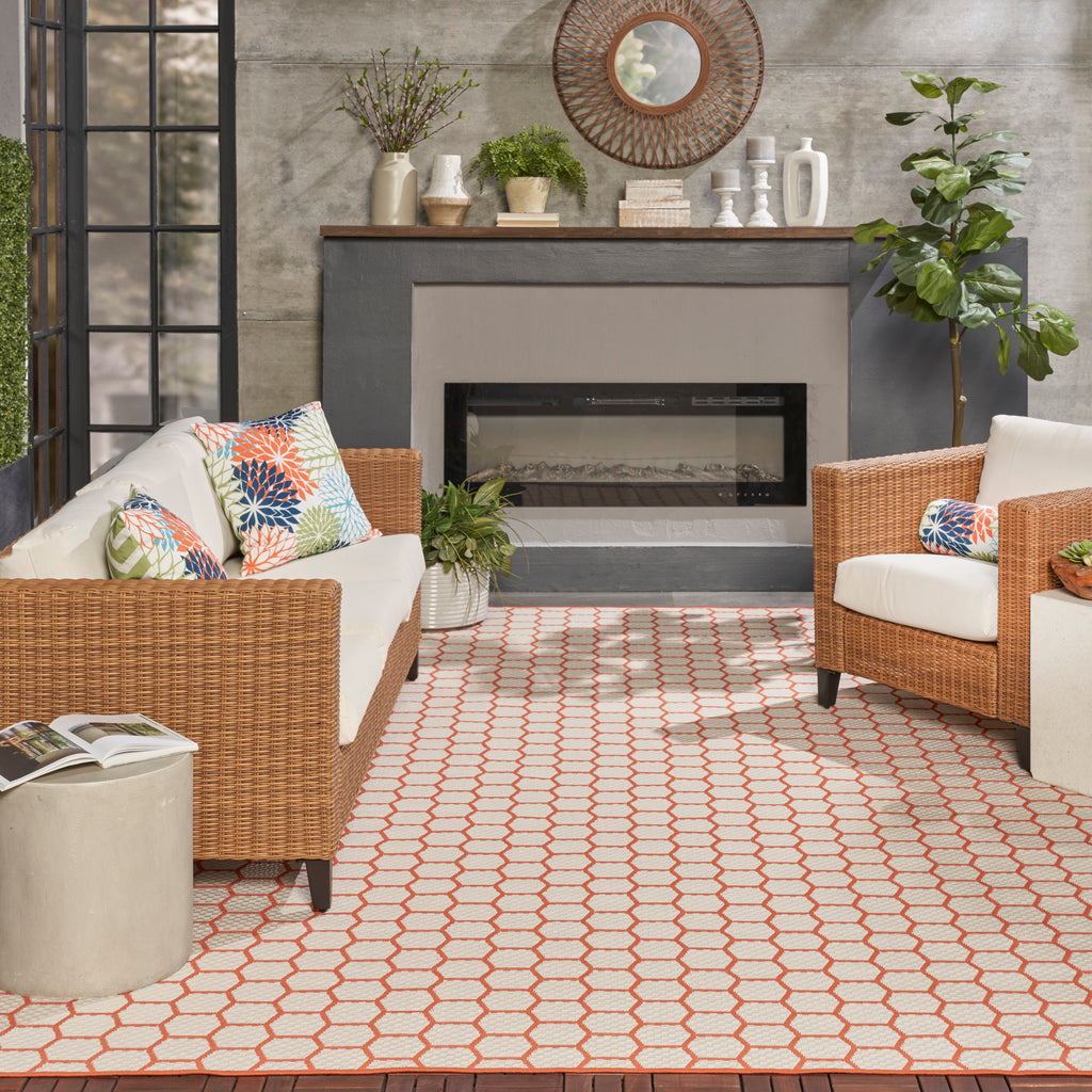 nourison twist reversible tws01 coral rug