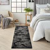 nourison ma30 star smr02 black ivory rug