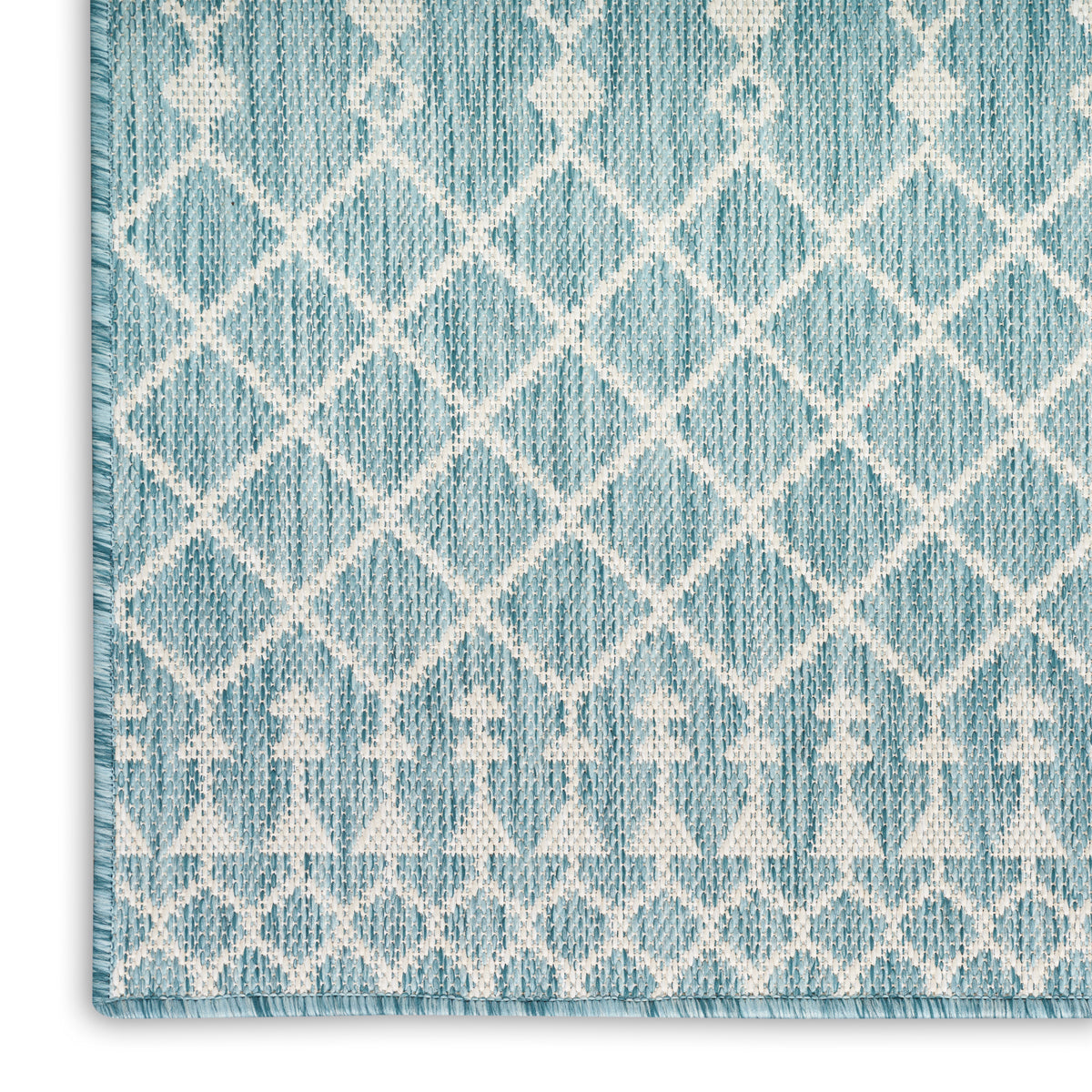 nourison positano pos02 aqua rug