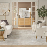 nourison glitz glz09 silver grey rug