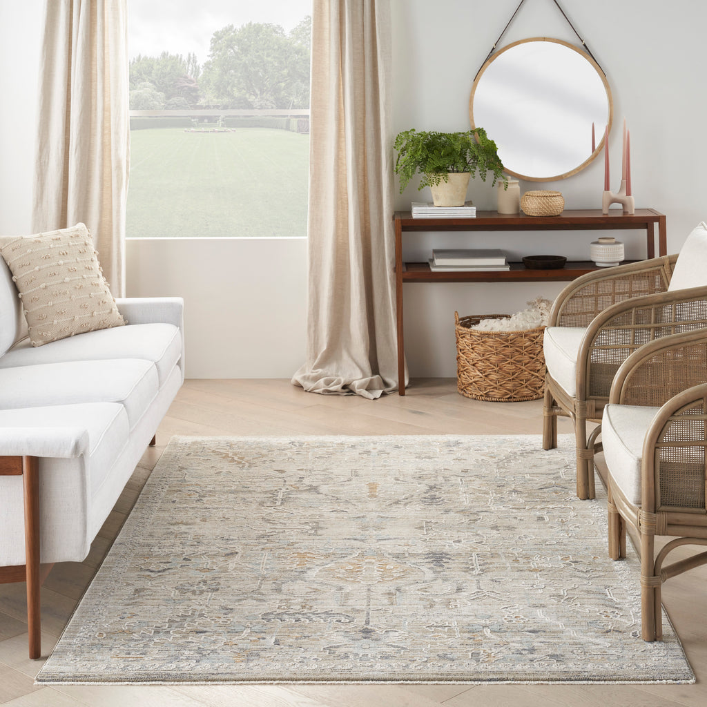nourison lynx lnx02 ivory taupe rug