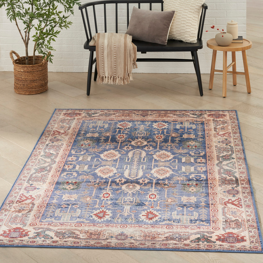 nourison vintage home vnh02 blue rug