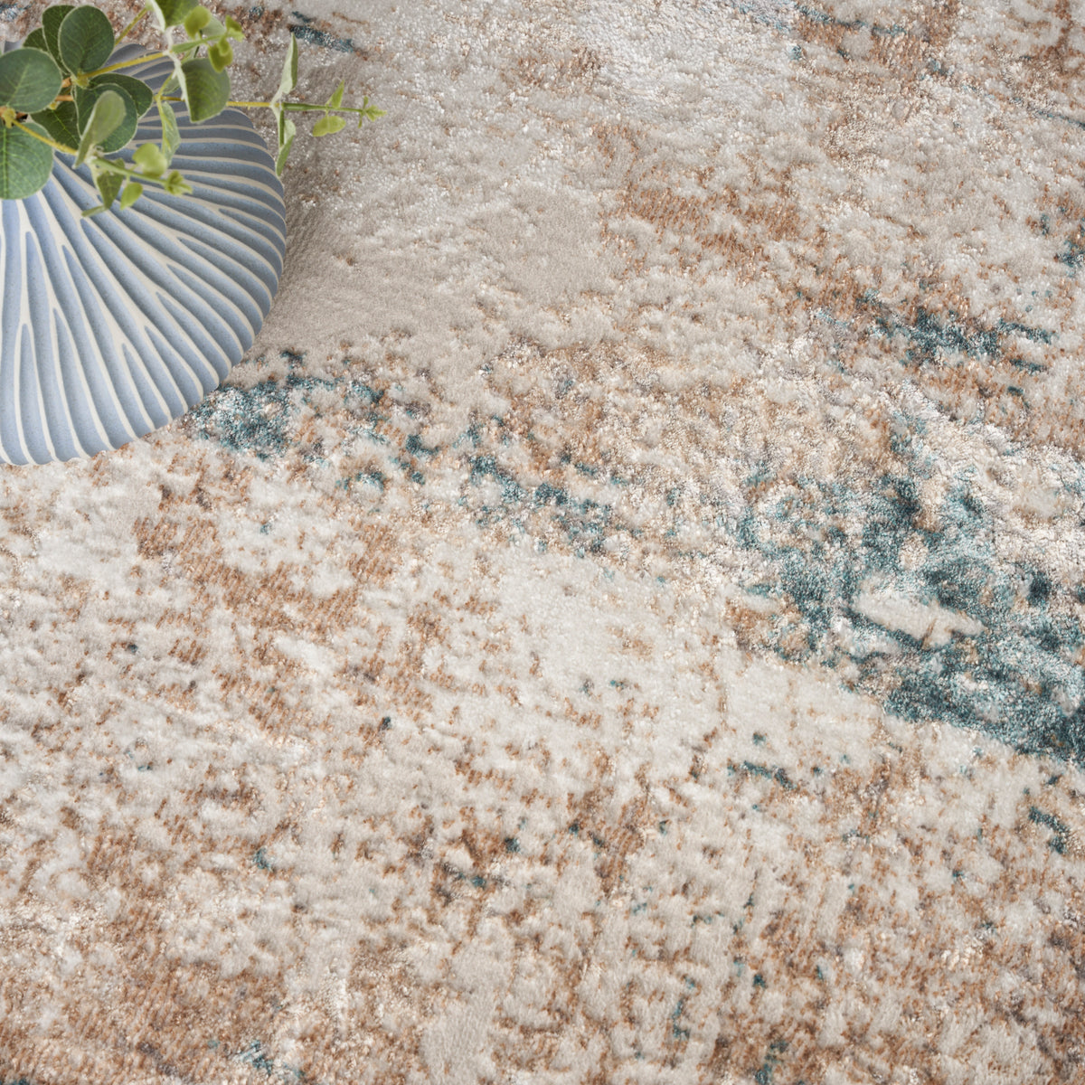 nourison glitz glz06 taupe multi rug