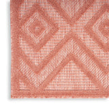 nourison versatile nrv01 coral orange rug