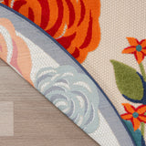 nourison aloha alh32 multicolor rug