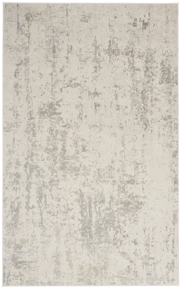 nourison quarry qua01 cream grey rug