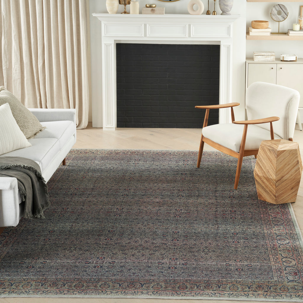 nourison grand washables grw04 emerald rug