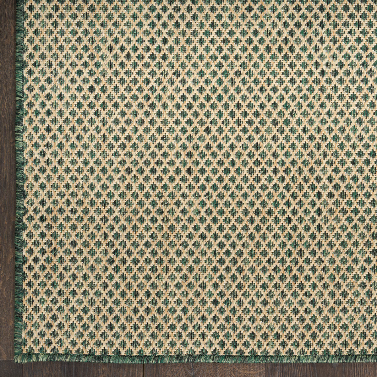 nourison courtyard cou01 green rug