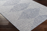 Hauteloom Dumingag DUMI Blue Machine Made Polypropylene Rug