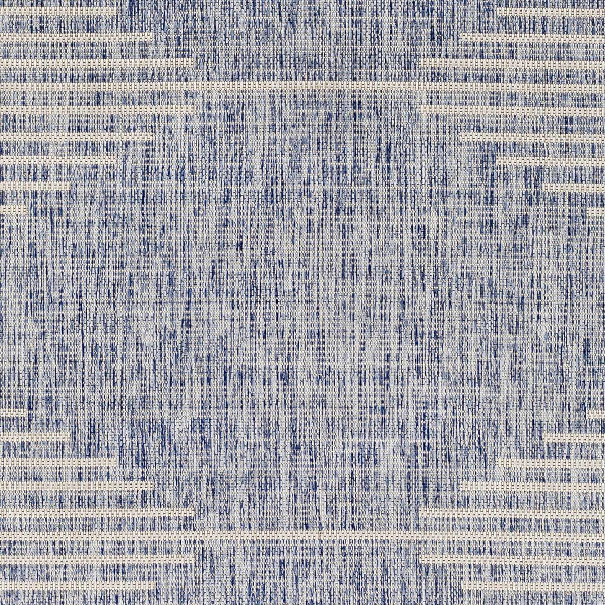 Hauteloom Dumingag DUMI Blue Machine Made Polypropylene Rug