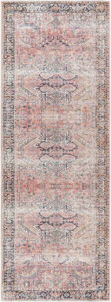 Hauteloom Dunshaughlin DUNSH Blue Machine Made Polyester Rug