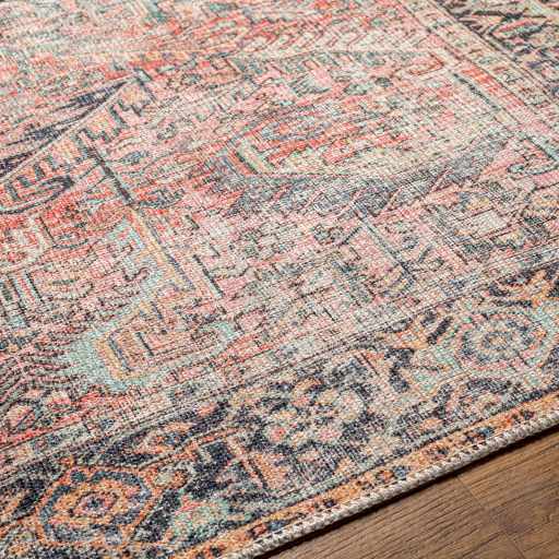Hauteloom Dunshaughlin DUNSH Blue Machine Made Polyester Rug