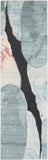 nourison silk shadows sha25 blue pink rug