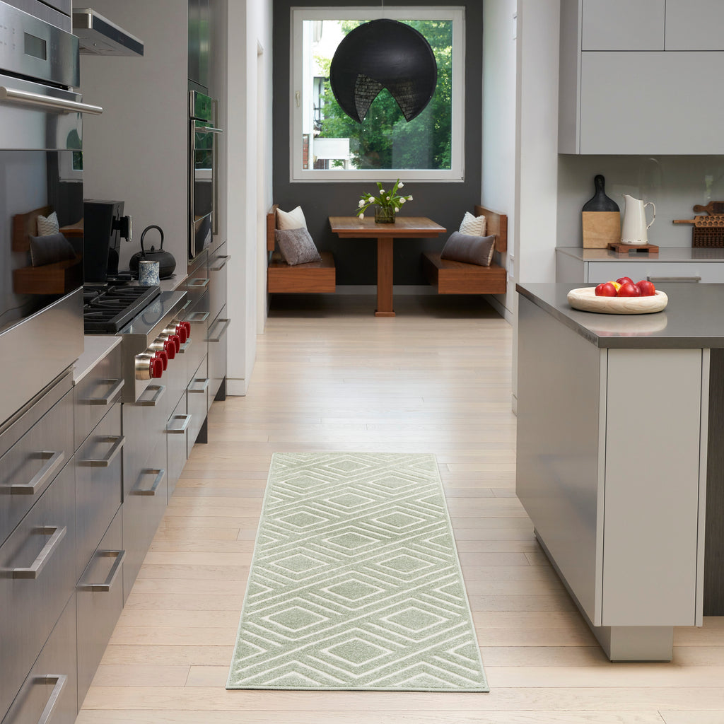 nourison care free caf03 green rug