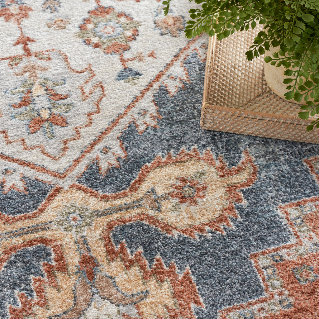 nourison astra machine washable asw11 denim multicolor rug