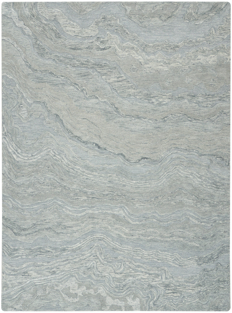 nourison graceful gru01 blue rug